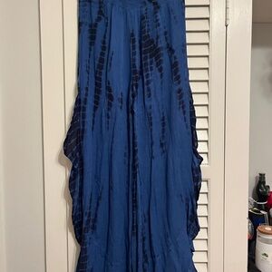 Navy Tie-Dye Women's Pants